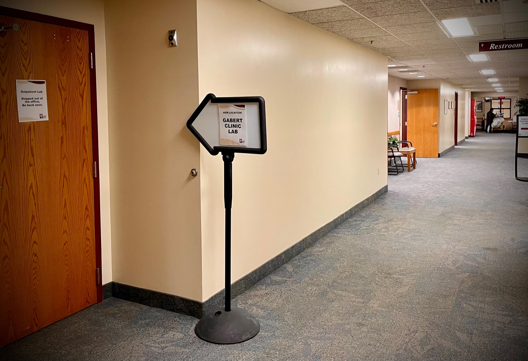 Outpatient Lab in Gabert Clinic Moved to New Location in Clinic